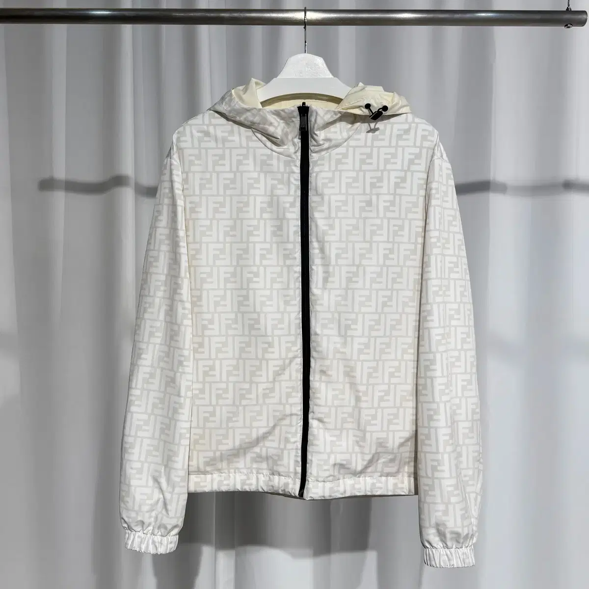 FENDI | 펜디 [48] Unused Fendi FF logo all-over denim jacket